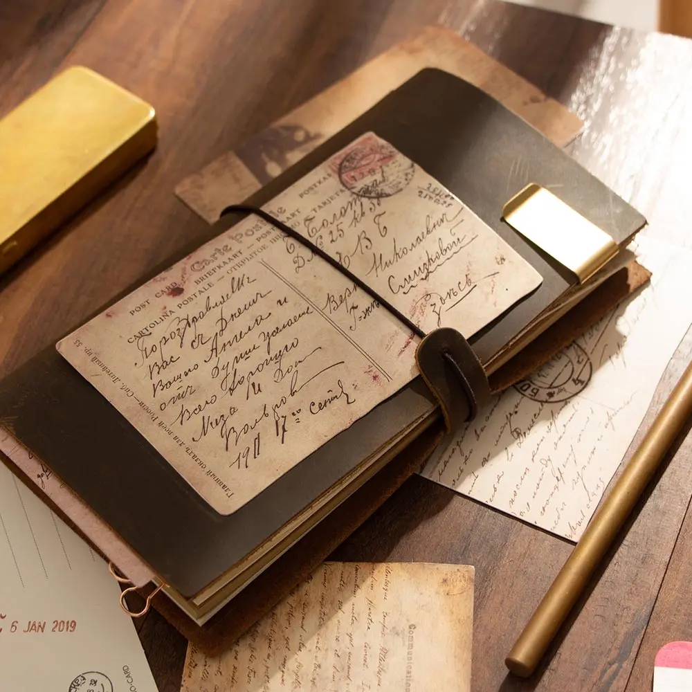 Najtaniej Podróżnik notatnik podróżnik skórzany pamiętnik ręcznie zeszyt dziennik skóra bydlęca szkoła vintage stacjonarne a5 a6 a7 mini