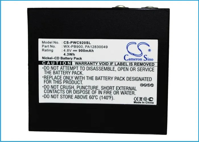 Аккумулятор Cameron Sino 900mAh PA12830049 WX-PB900 для Panasonic PB-900I WX-C1020 WX-C920 | Электроника