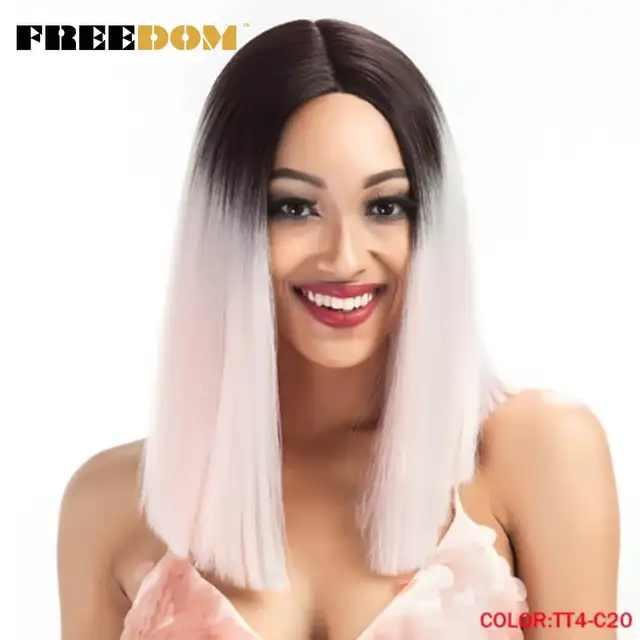 Buy FREEDOM Straight Synthetic Hair Lace Front And T