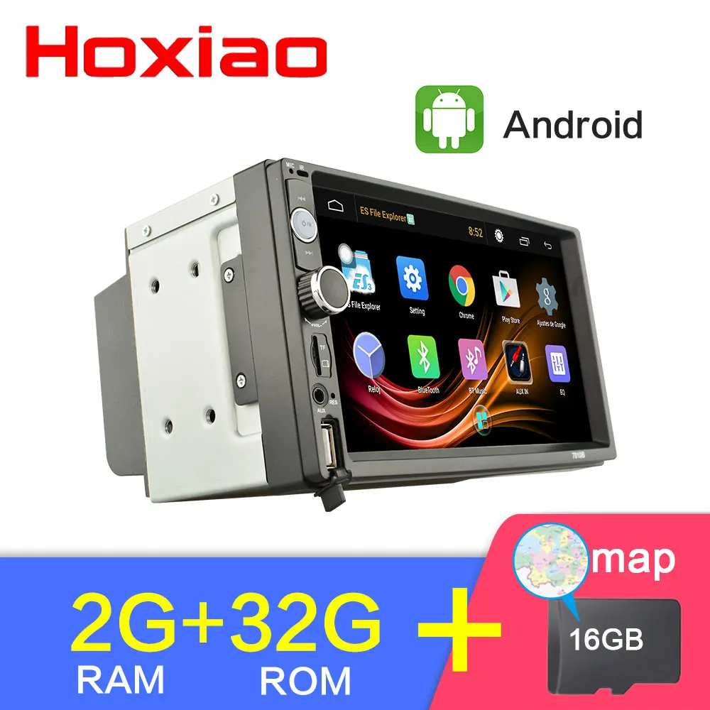 

Android 2G RAM 32G ROM Car Radio Stereo GPS Navigation Bluetooth USB SD 2 Din Touch Car Multimedia Player Audio Player Autoradio