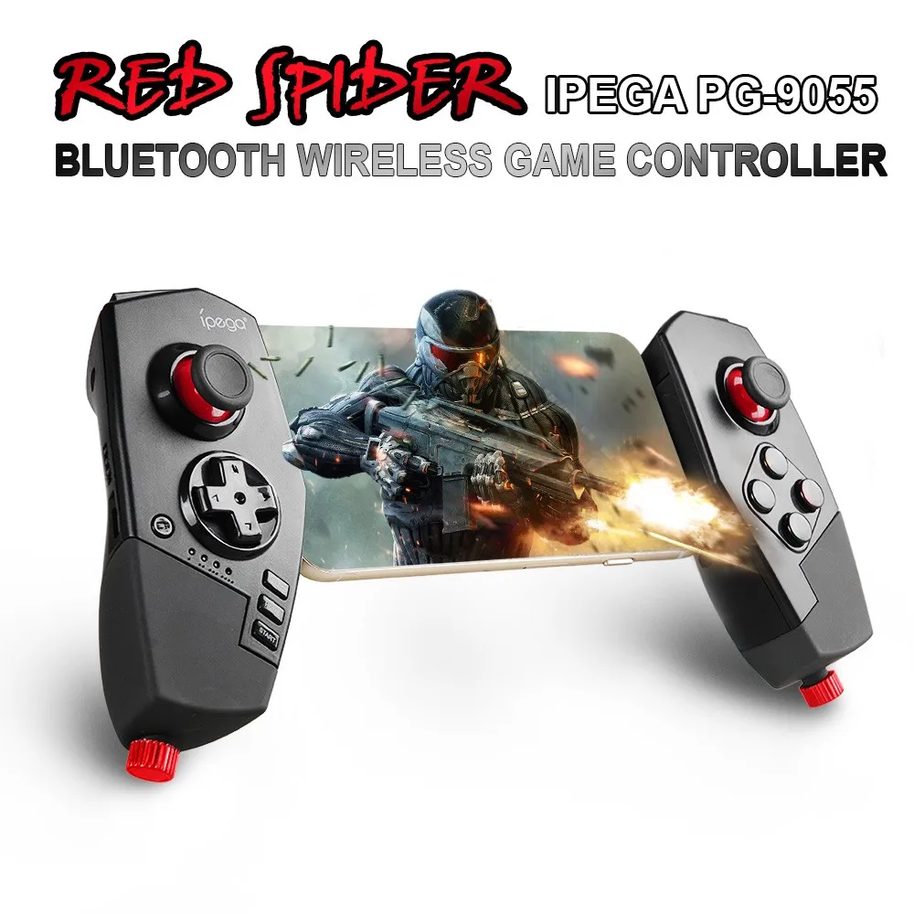 Ipega-PG-9055-Red-Spider-Bluetooth-Wireless-Game-Pad-Controller-for-Iphone-Samsung-Android-IOS-Windows
