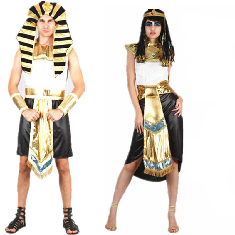 Женские и мужские египетские костюмы Фараона|cosplay costume|couple costumecouple halloween costumes |