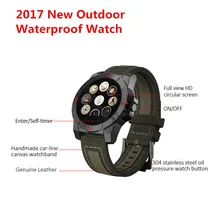 GOLEDNSPIKE New N10B Smart Watch waterproof heart rate monitor Bluetooth Compass for iOS and Android smartphone PK G3 X5 K18