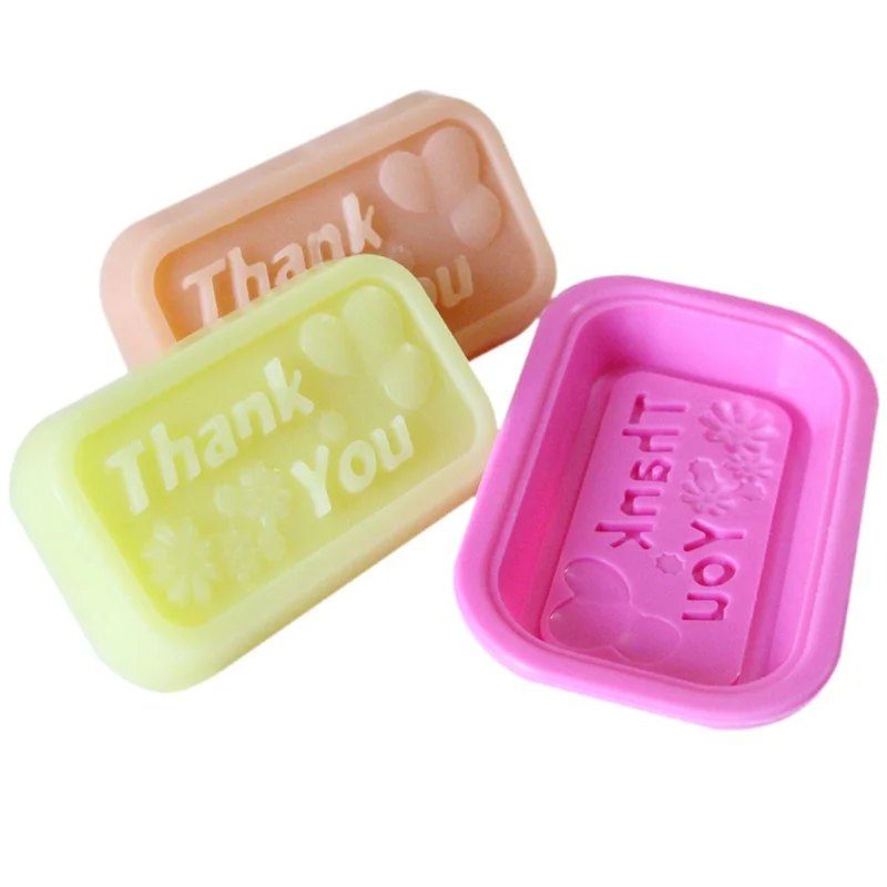

Thank You 3D Handmade Silicone Soap Mold For Cake Pastry Arts Suger Crafts Baking Forming Decoration Tools Soap Making Supplies
