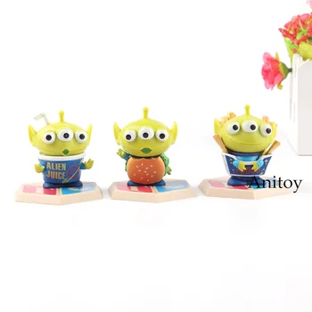 

Toy story Figure Three Aliens Action Figure Banpresto Toy Trick or Toy Gift for Kids 3pcs/set 4.5cm