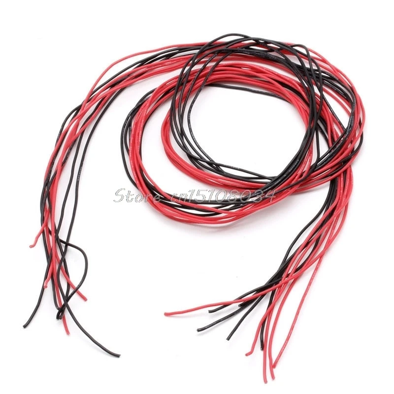 26AWG силиконовый калибровочный гибкий провод многожильный медный кабель 10 футов Fr