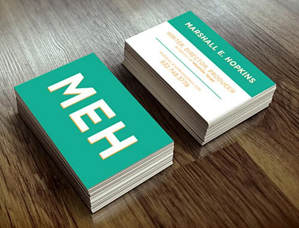 film business card