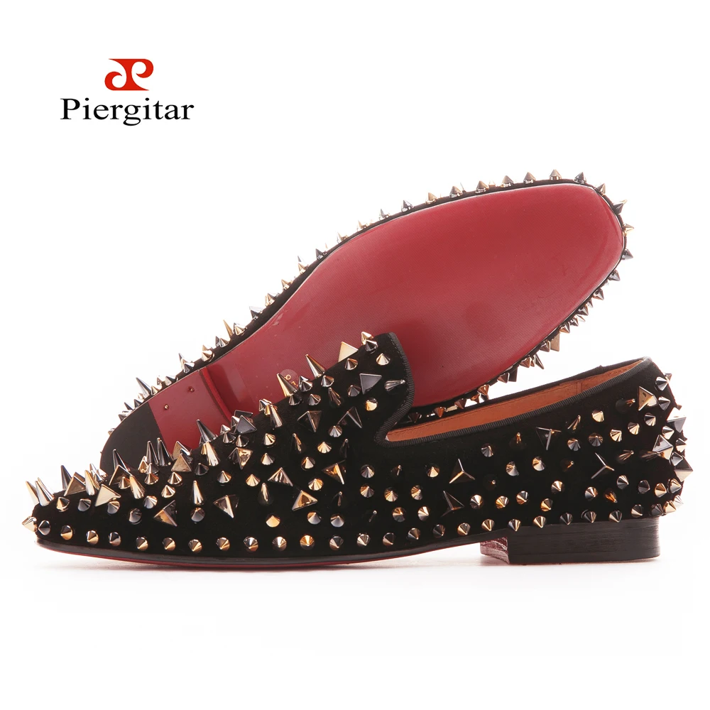 men loafers Top Quality Red Bottom Men Shoes Fashion Dandelion Spikes