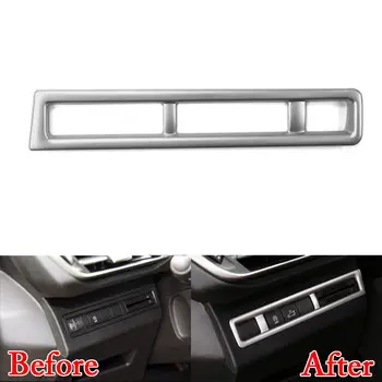 

Car Interior ABS Matte Chrome Head Light Switch Button Trim Cover Mouldings Fit For 2017 Peugeot 5008 Car Styling Accessories