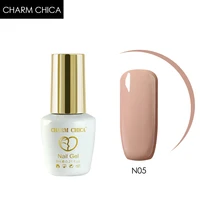 CHARM CHICA Nude Series UV Gel Lacquer Nail Polish Soak Off Gel Long Lasting Nail Gel Varnish Nail Art Manicure