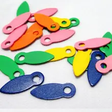 2000 шт 6*16,5 мм смешанные цвета замки для фоторамки вращающийся Butons замок якорь Backplane пряжки защелка Скрапбукинг аксессуары