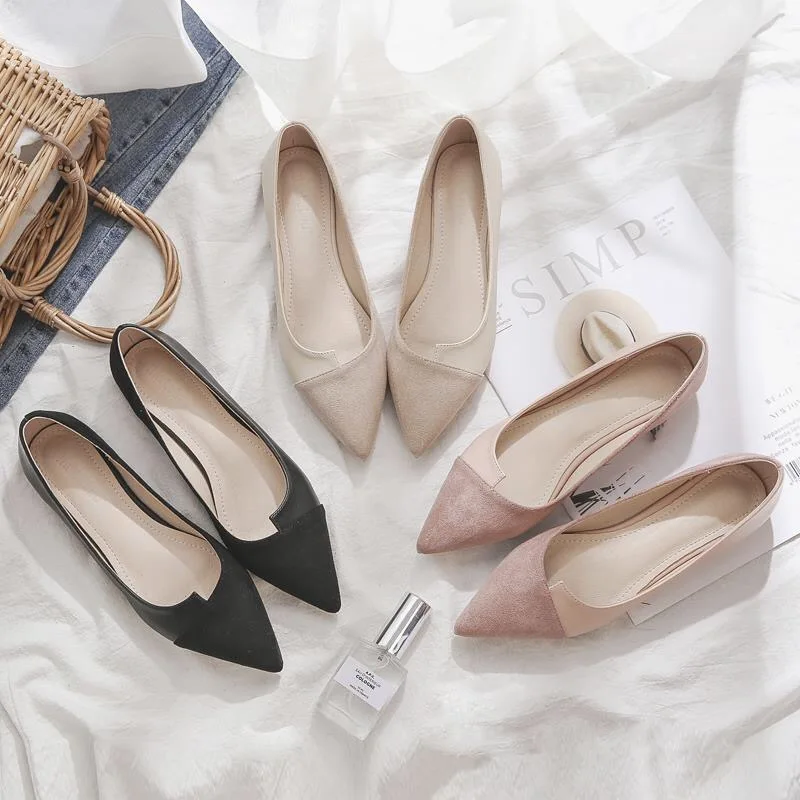 

New Women Flats Shoes Pointed Toe Ballet Flats Daily Walking Shoes sliped on comfortable lightweight Spring Autumn casual shoes