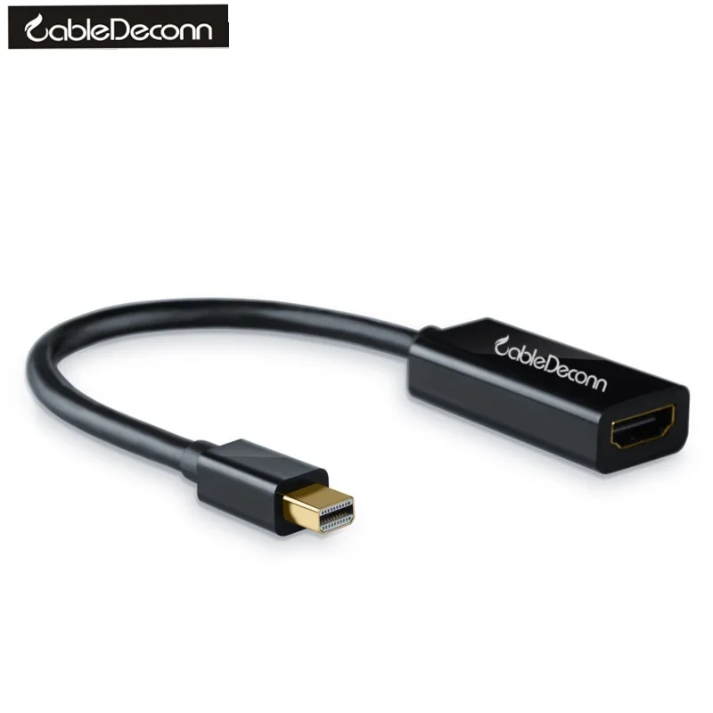 

Thunderbolt Port mini dp to HDMI Female Adapter Cable with Audio Video cable