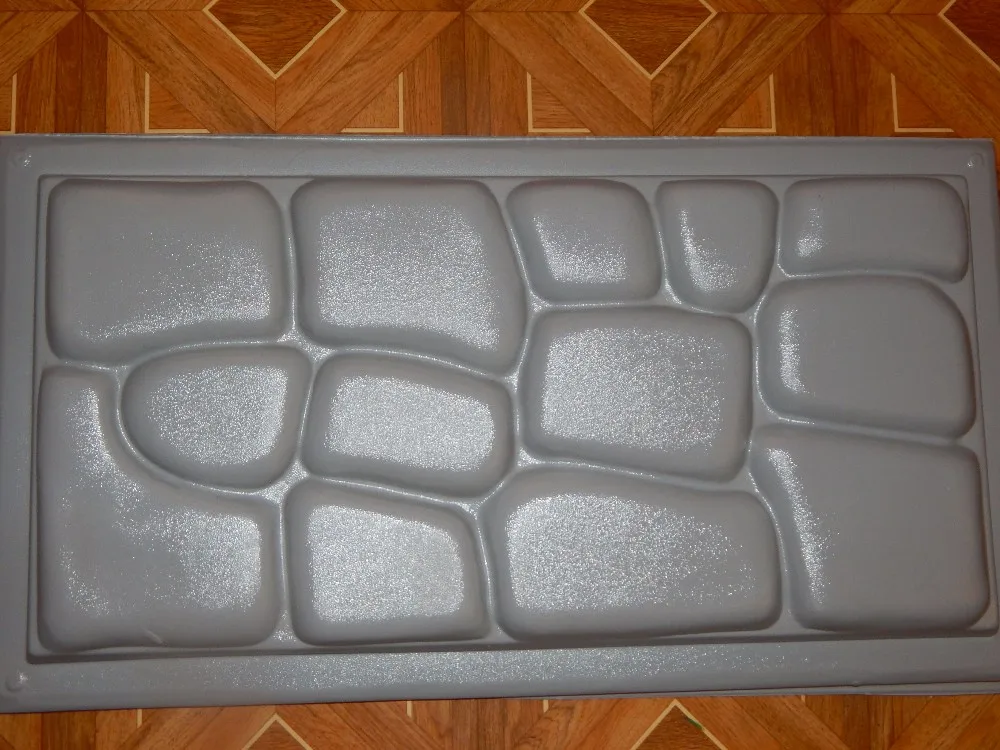 Plastic Molds for Concrete Plaster Wall Stone Cement Tiles "Stone smooth" Decorative wall molds