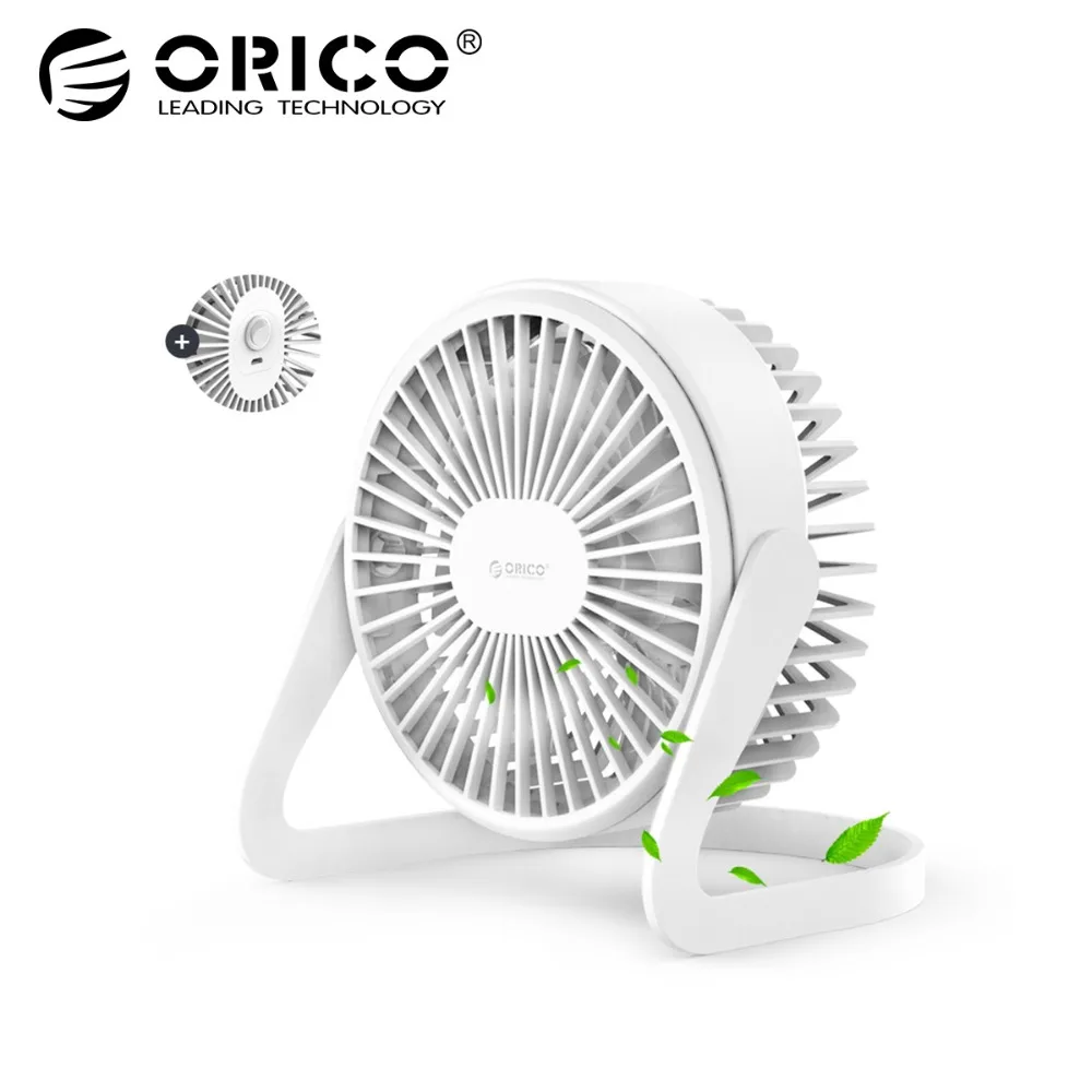 

ORICO Mini USB Fan Adjustable Angle Desktop USB Cooling Fan With Press-type Switch For Office Home Outdoor Travel Portable