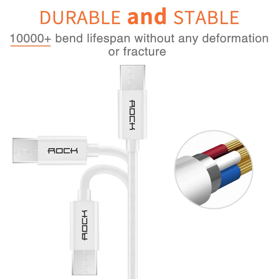 روك الأصلي المصغّر usb كابل 2.4A سريع شحن شاحن USB للهاتف المحمول الحبل ل سامسونج Xiaomi الروبوت مزامنة تاريخ مايكرو كابل روك الأصلي المصغّر usb كابل 2.4A سريع شحن شاحن USB للهاتف المحمول الحبل ل سامسونج Xiaomi الروبوت مزامنة تاريخ مايكرو كابل