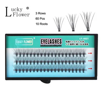 Hot Sale C Curl Faux Mink Eyelashes Natural Eyelash Extension 10d Handmade Individual Lashes