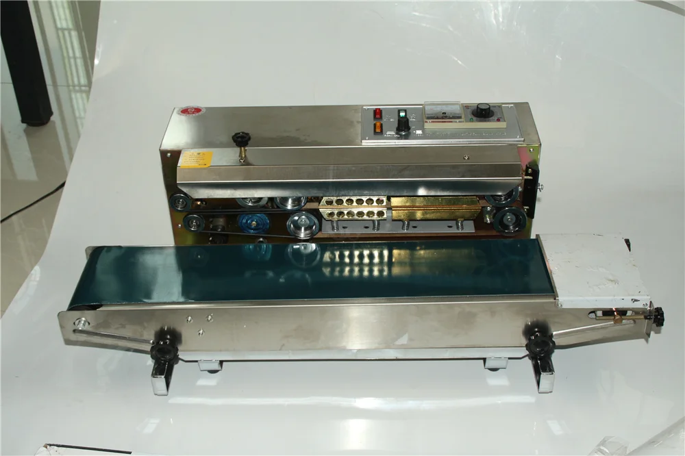

Automatic Continuous Plastic Bag Sealing Machine with Coding Printer FR-900 (110V/60HZ)