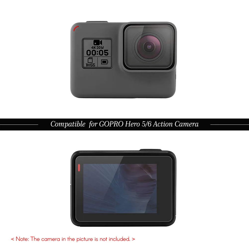 Защитная пленка для экрана из закаленного стекла Gopro Hero 7 6 5 защитная с ЖК экраном