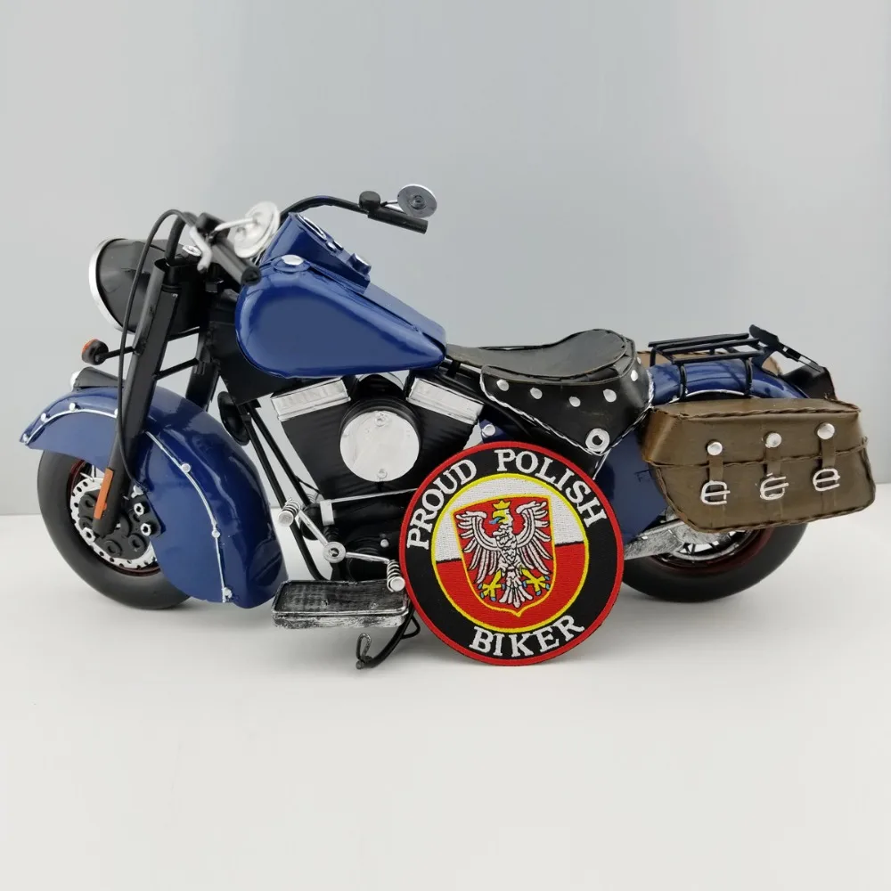 The National Emblem of Poland Proud Polish Customized Design Vest Patch Iron On Front Biker Patch DIY Free shipping for Jacket (3)