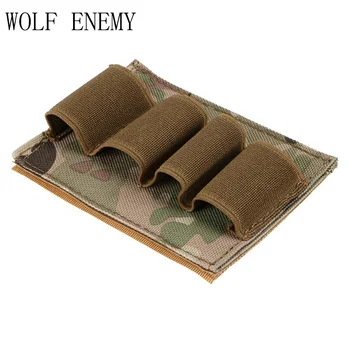 

Tactical Paintball Airsoft 4 Round Shotgun Shell 12 Gauge Ammo Carrier Holder Pouch 5 Colour