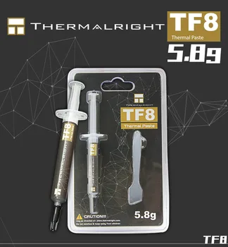 

Thermalright TF8 2G 5.8g 12.8G CPU GPU Heat Sink Cooling Cooler Radiator FAN Thermal Grease composite grease silica 13.8W/m.k