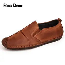 Мужская обувь в стиле ретро, повседневные лоферы, цвет черный, коричневый, итальянская обувь ручной работы из натуральной кожи, мужская