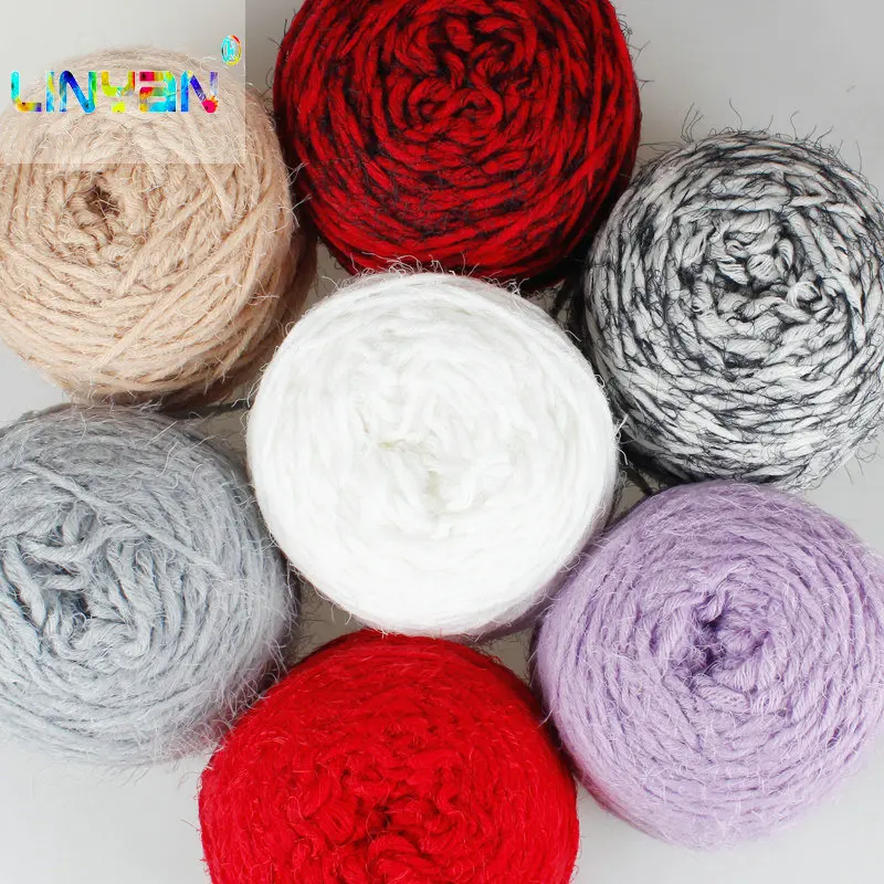 100 Cotton Velvet 165 G/pieces Warm Coarse Wool Thread Thick Yarn Knit Chunky Crochet Yarn For
