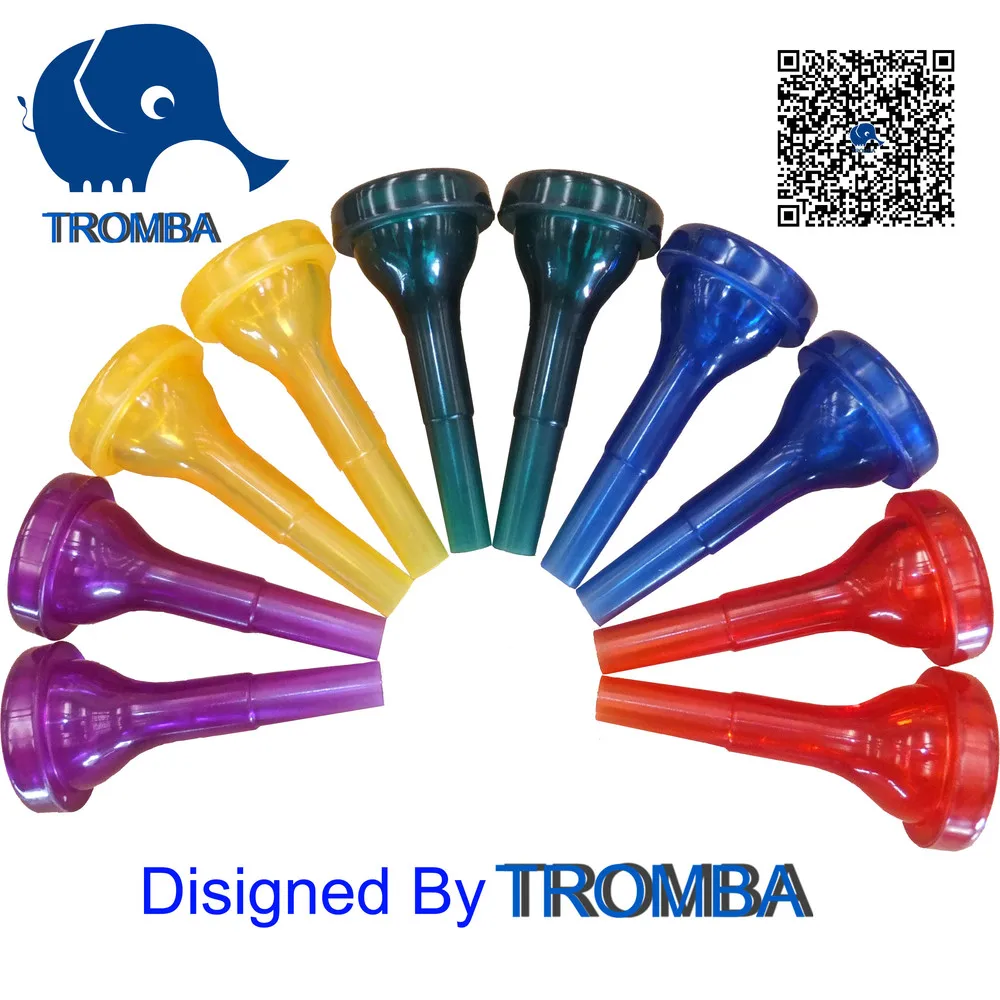 Plastic Trombone Mouthpiece 12C Verious Colorin Trombone from Sports