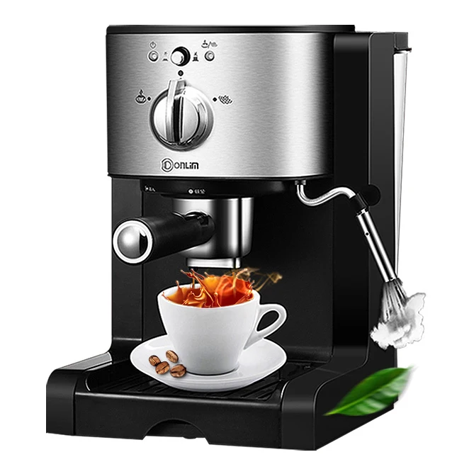 

American/Italian Coffee Machine Electric Semi-automatic High Pressure Coffee Maker Extraction/Double Temperature Control 1350W