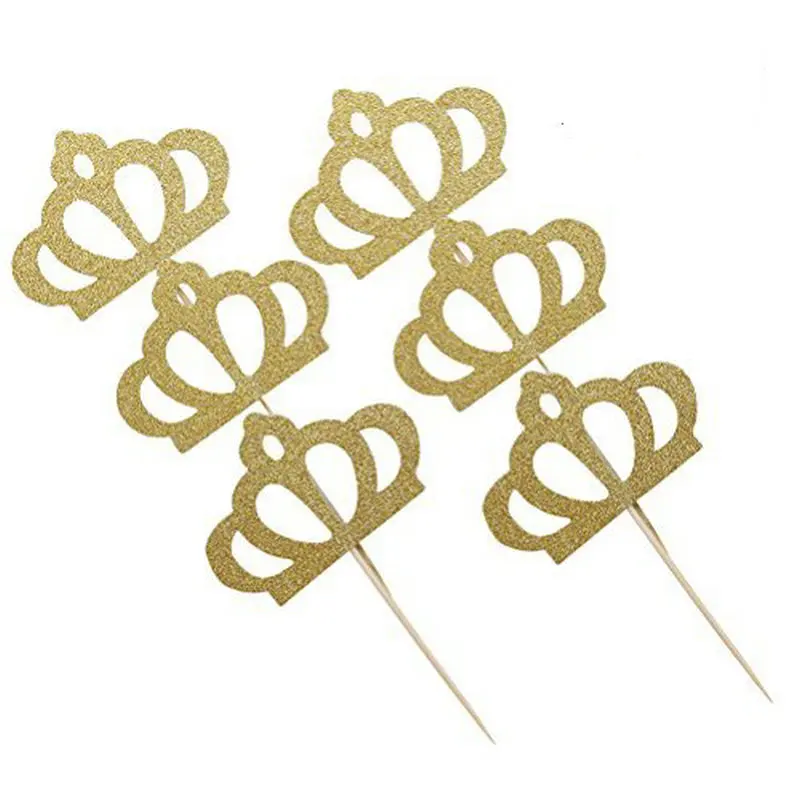 10pcs-lot-Princess-Crown-Gold-Giltter-Cake-Topper-1st-Birthday-Decoration-Kids-Baby-Boy-Girl-Party (8)