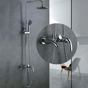 

Manufacturers selling human full lift full copper shower shower set of cold and hot shower shower DS13001