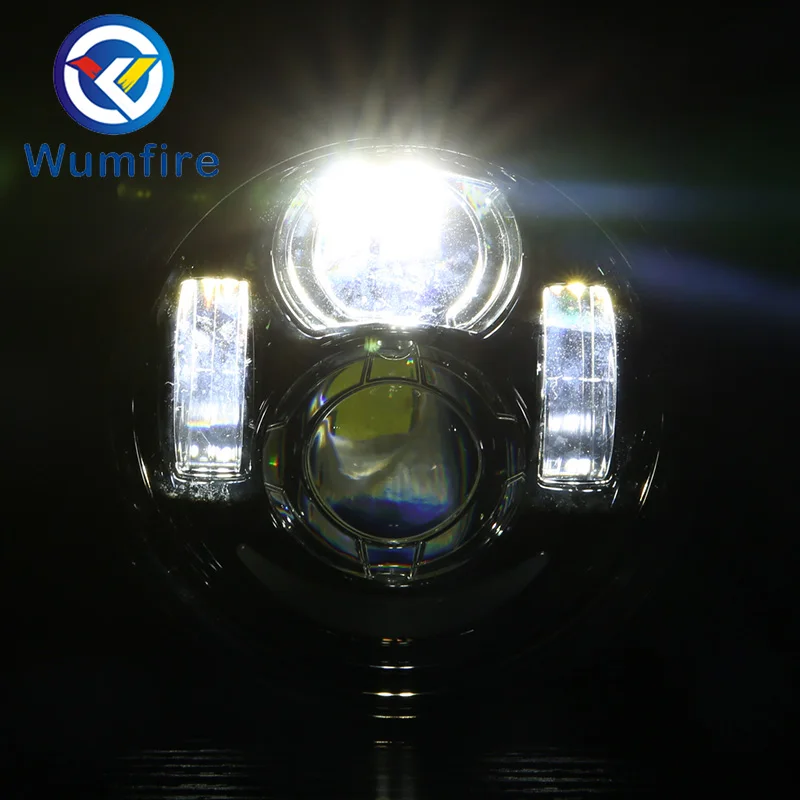 Фара светодиодная для мотоцикла 5 дюймов 2 шт.|daymaker headlight|daymaker fat bobdaymaker harley |