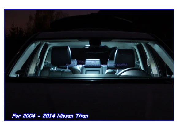 2008 Blue Led Nissan Interior Lights Titan