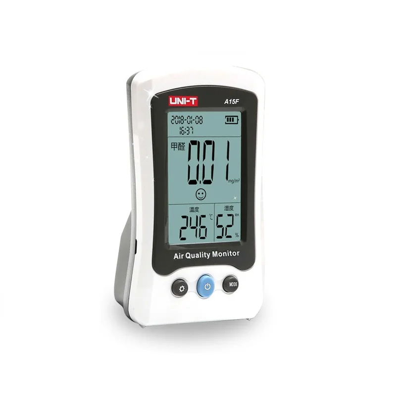 

Monitor Analyzer Temperature UNI-T A15F HCHO Air Quality Humidity Tester Gas Detector Environmental Meter Digital Thermometer