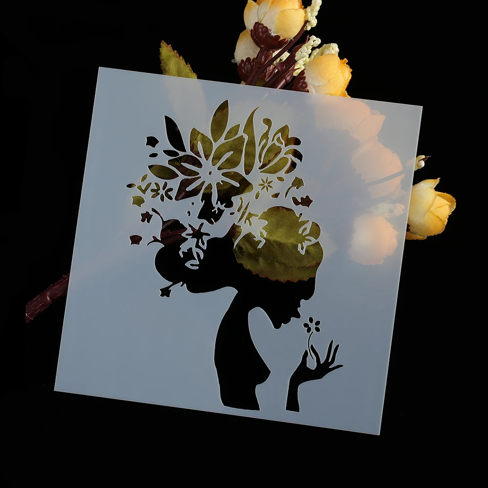 

1PC Popular Hollow Ruler Layering Stencils For Wall Painting Scrapbooking Stamping Album Decor Embossing Paper Card DIY Craft