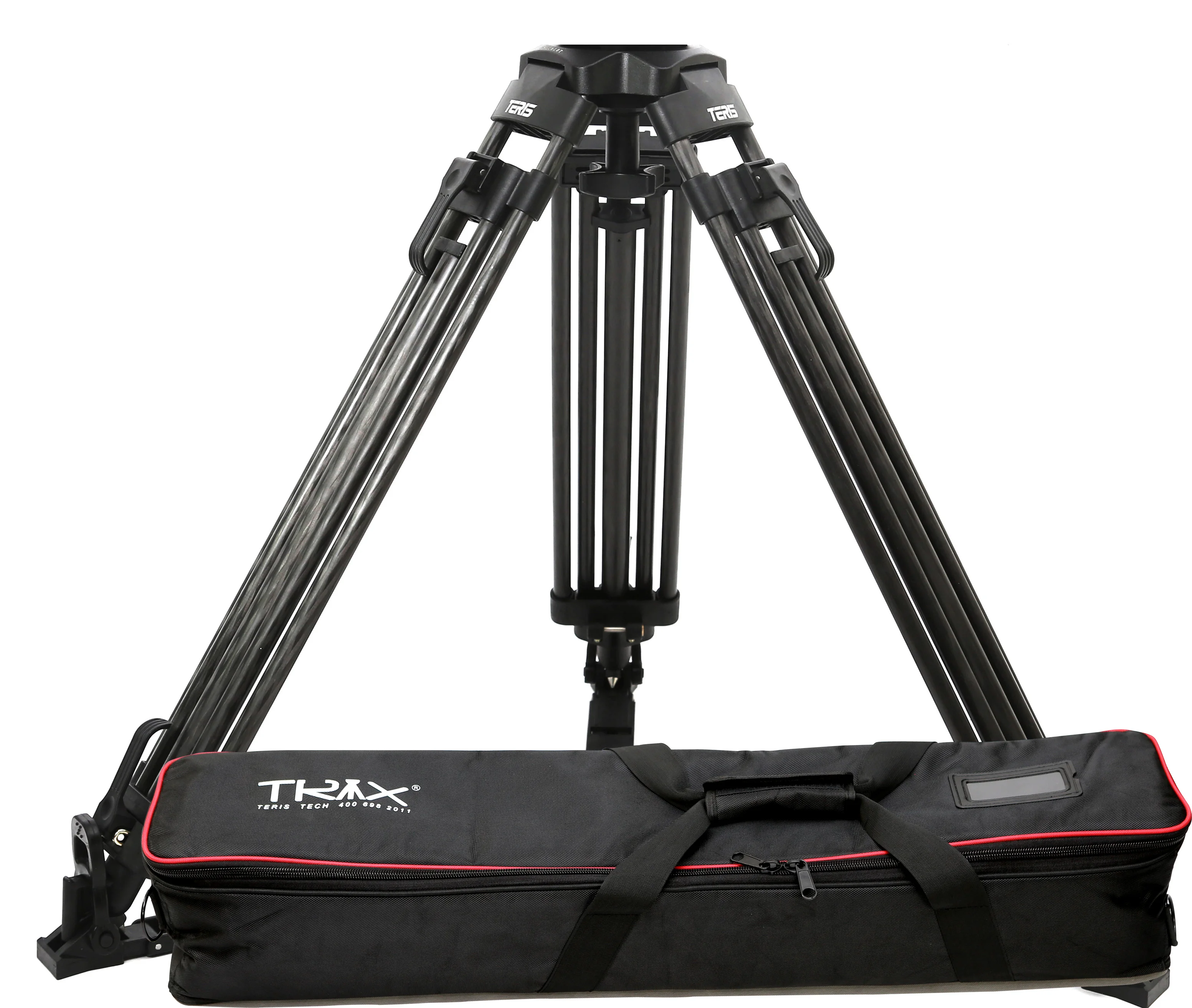 TERIS TX-1610T карбоновые ножки для профессиональной видеокамеры штатив подставка для панорамирования 100 мм чаша нагрузка 50 кг для 100 мм жидкость Тяговая головка