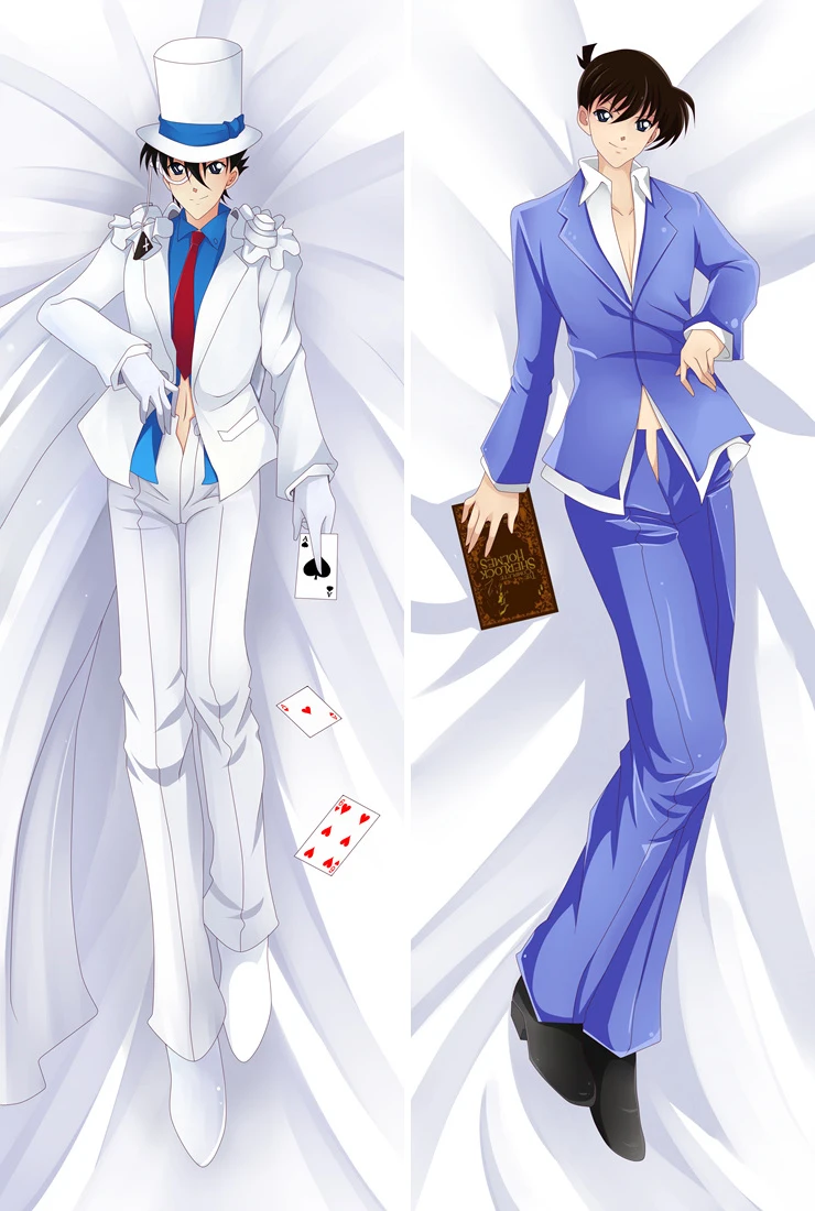 2018 July японский аниме Детектив Конан Kaitou Kiddo & Conan Edogawa Dakimakura наволочка обнимающая