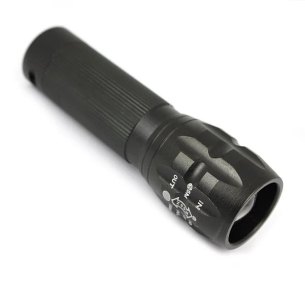 

3W Bright Q5 LED Flashlight Torch Waterproof 3 Mode AAA Flash Light with Advanced Focus System for Outdoor Camping Hiking