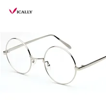 Ретро полная оправа Золотые очки оправа винтажные очки круглые компьютерные очки унисекс без градусов oculos de grau