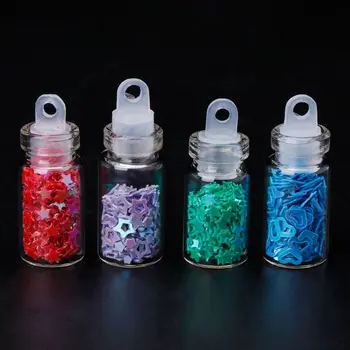 

12pcs Sequin Filler Clear Fluffy Polymer Slime Beads Charms Lizun Playdough Modeling Clay DIY Kit Slime Accessories Kids Nail Ar