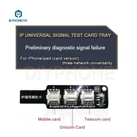 PHONEFIX IP Universal Signal Test Card Tray Preliminary Diagnostic Signal Failure for iPhone and iPad Card Vision GSM SIM Card
