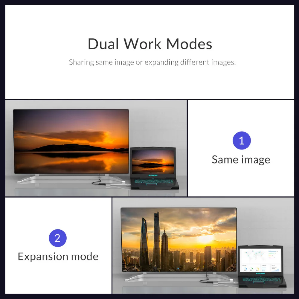 MINI DP Male HDMI/VGA Female адаптер ORICO 2 в 1 4K 30 Гц аудио/видео кабель конвертер SY для MacBook Air Pro|