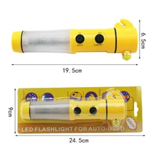 Желтый мини-молоток безопасности спасательный аварийный молоток 4 в 1 режущий ремень безопасности автомобиля Стекло окно выключатель спасательный молоток тоже