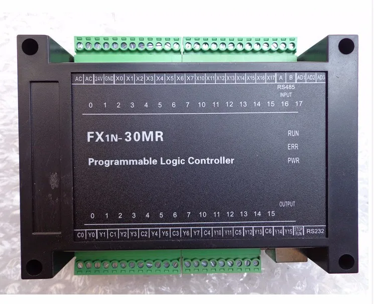 Программируемый логический контроллер PLC FX1N30MR MT220V источник питания с прямой