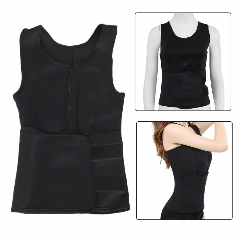 

Breathable Women Fashion Sport Fitness Vest Waistband Belt Sexy Slim Body Exercise Waist Burning Fat Clothes Support Yoga
