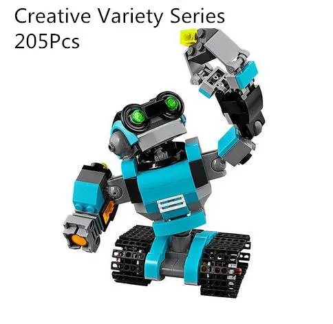 

Model building toy 24020 225 pcs Building Block Compatible with lego 31062 Creative Series The 3in1 Explorer Robot