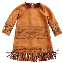 Платье для малышей; детское платье для девочек; платье с открытыми плечами для девочек; детское платье; брендовая Дизайнерская одежда с кисточками и лазерной резкой; Новинка; искусственная кожа