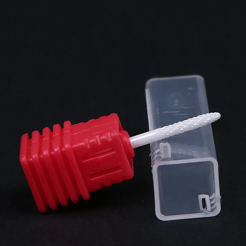 Набор керамических сверл для ногтей 3/3" хвостовик для электрической машины салонные маникюрные пилки 2,35 мм керамические сверла для дизайна ногтей пилка для ногтей