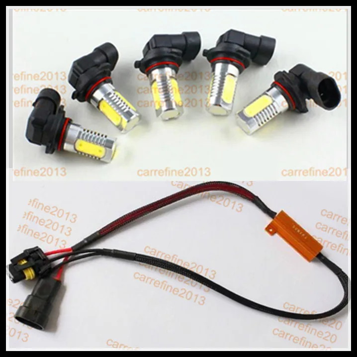 Rockeybright 2 шт. 9006 hb4 светодиодные противотуманные лампы + компенсатор 12v 7 5 w cob led